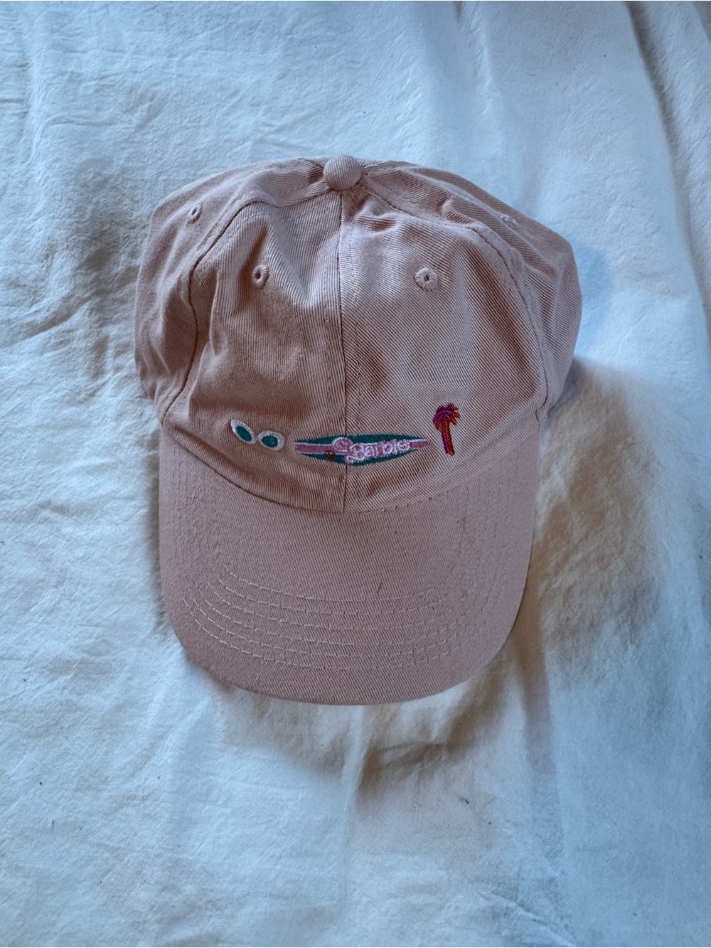 Malibu Barbie Cafe Pink Hat Young Girls Size Barbie Hat Baseball Cap PINK